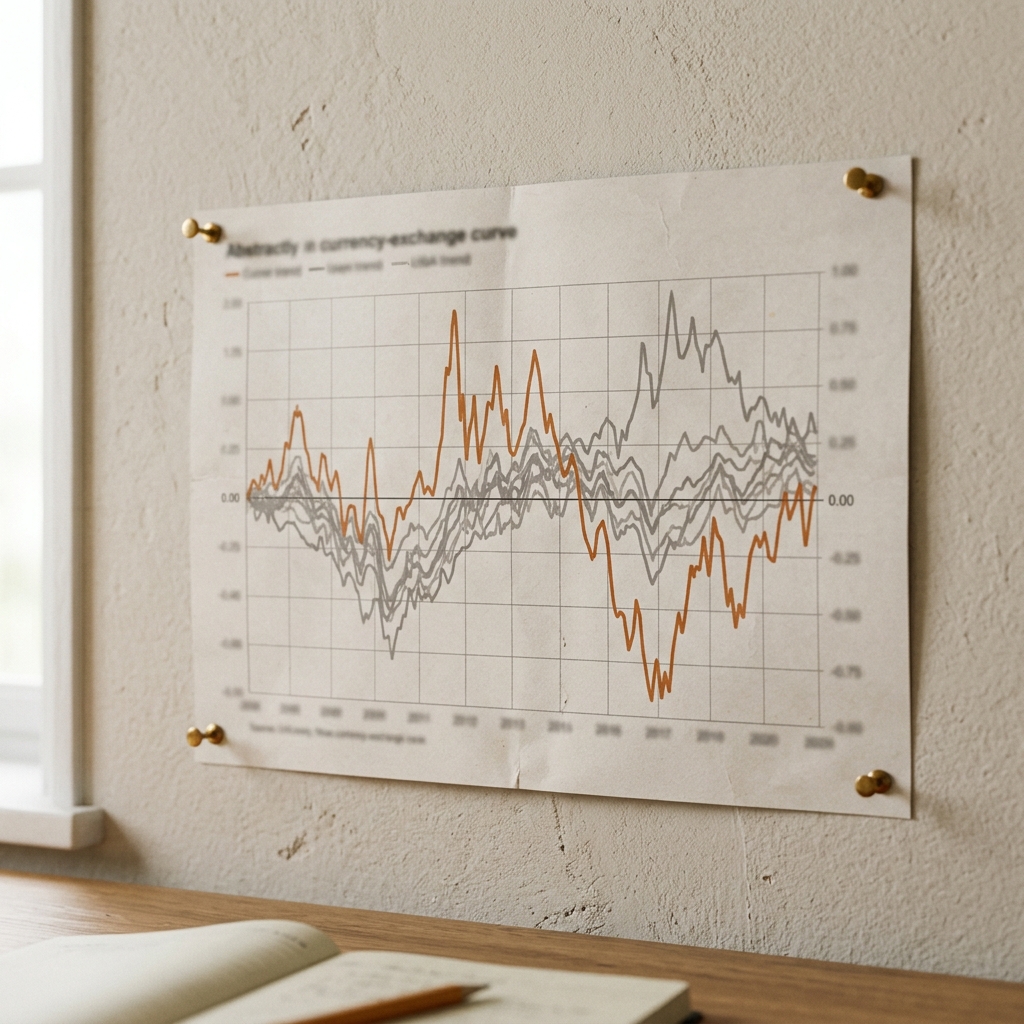 Gráfico de volatilidad cambiaria